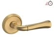 Baldwin<br />5113.033.FD IN STOCK - 5113 Lever w/ 5078 Rose - Full Dummy Set, Vintage Brass Finish 5113033FD Quick Ship
