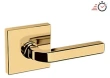 Baldwin<br />5190.031.PASS IN STOCK - 5190 Lever w/ R017 Rose - Passage Set, Non-lacquered Brass Finish 5190031PASS Quick Ship