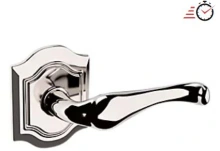Baldwin<br />5447V.055.PASS IN STOCK - 5447V Bethpage Lever with R027 Rose - Passage Set, Lifetime (PVD) Polished Nickel Finish 5447V055PASS Quick Ship