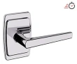 Baldwin<br />L024.260.PASS IN STOCK - L024 Lever w/ R046 Rose - Passage Set, Polished Chrome Finish L024260PASS Quick Ship