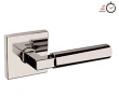 Baldwin<br />L029.055.PASS IN STOCK - L029 Lever w/ R017 Rose - Passage Set, Lifetime (PVD) Polished Nickel Finish L029055PASS Quick Ship