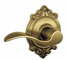 NEW BROOKSHIRE ORNATE ROSE - F SERIES KNOBS AND LEVERS