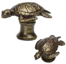 Carpe Diem Cabinet Knobs - 2246  1-15/16 - Sea turtle knob