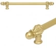 Carpe Diem Cabinet Knobs<br />5551    11-5/8"  - Acanthus Romanesque style 9" c to c appliance/long pull; 5/8" smooth bar