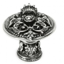Carpe Diem Cabinet Knobs - 6707  1-1/2"  - King Henry Shield knob