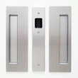 Cavilock<br />CL400A0125 - Cavity Sliders Passage Pocket Door Set, Non-Magnetic Latching, Satin Chrome, for 1 3/8" Door Thickness