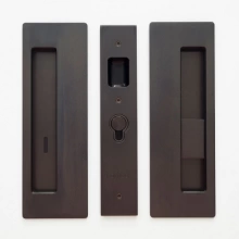 Cavilock - CL400B0228 - Cavity Sliders Magnetic Privacy Pocket Door Set, Emerg LH/Snib RH (Right Hand), Oil Rubbed Bronze, for 1 3/8" Door Thickness