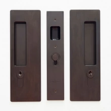 Cavilock - CL400C0239 - Cavity Sliders Magnetic Key Locking Pocket Door Set, Key/Key, Oil Rubbed Bronze, for 1 3/4" Door Thickness