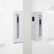 Cavilock<br />CL400D0028 - Cavity Sliders Magnetic Bi-Parting Passage Pocket Door Set, Mag Latching, Bright Chrome, for 1-3/8" Door Thickness