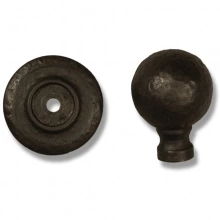 Coastal Bronze - 80-800 - Round Knob on Plate
