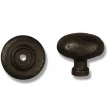 Coastal Bronze<br />80-810 - Oval Knob on Plate