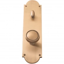 Brass Accents<br />D07-K024 J/K - Palladian Collection Deadbolt with Lever or Knob Full Plate Set