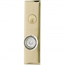 Brass Accents - D07-K540 J/K - Quaker Collection Deadbolt with Lever or Knob Full Plate Set