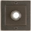 Rocky Mountain Hardware<br />DBB-E103  - Doorbell Button - 3" x 3" Square Designer Escutcheons