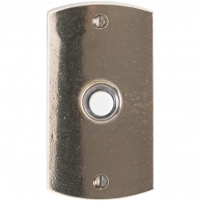 Rocky Mountain Hardware - DBB-EW30500 - Doorbell Button - 1-1/2" x 3-3/4" Convex Escutcheon