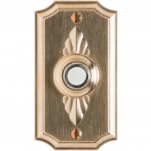 Rocky Mountain Hardware - DBB-E30806 - Doorbell Button - 2-1/2" x 5-1/2" Oval Bordeaux Escutcheon