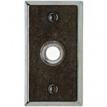 Rocky Mountain Hardware<br />DBB-E414 - Doorbell Button - 2-1/2" x 4-1/2" Rectangular Escutcheon
