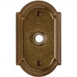 Rocky Mountain Hardware<br />DBB-EW005 - Doorbell Button - 1-1/2" x 4-1/2" Ellis Escutcheon