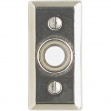 Rocky Mountain Hardware - DBB-EW105 - Doorbell Button - 1-1/2" x 3" Rectangular Escutcheon