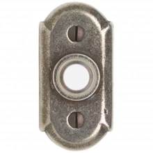Rocky Mountain Hardware<br />DBB-EW705 - Doorbell Button - 1-1/2" x 3" Arched Escutcheon