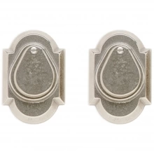 Rocky Mountain Hardware<br />DD504  - Entry Double Cylinder/Dead Bolt - 2-1/2" x 3-3/4" Arched Escutcheons