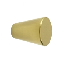 Deltana - KC24 - Solid Brass Cone Cabinet Knob - 1 1/8"