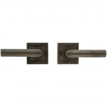 Rocky Mountain Hardware - E103/E103 - Passage Mortise Lock Set - 3" x 3" Designer Escutcheons