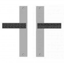 Rocky Mountain Hardware - E30365/E30365 - 1 3/4" x 11" Trousdale Multi-Point Entry Set Escutcheon, American Cylinder - Full Dummy, Lever High