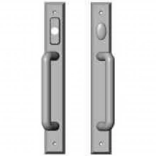 Rocky Mountain Hardware - E498/E497 - Entry Sliding Door Set - 1-3/4" x 13" Rectangular Escutcheons