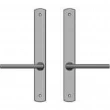 Rocky Mountain Hardware<br />E527/E527 - 1 3/8" x 11" Curved Multi-Point Entry Set Escutcheon, American Cylinder - Full Dummy, Lever Low