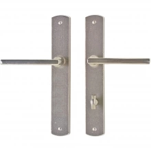 Rocky Mountain Hardware - E530/E536 - 1 3/4" x 11" Curved Multi-Point Entry Set Escutcheon, American Cylinder - Patio, Lever High