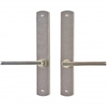 Rocky Mountain Hardware<br />E531/E531 - 1 3/4" x 11" Curved Multi-Point Entry Set Escutcheon, American Cylinder - Full Dummy, Lever Low