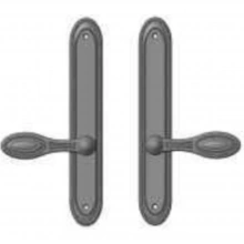 Rocky Mountain Hardware - E590/E590 - 1 3/4" x 11" Maddox Multi-Point Entry Set Escutcheon, American Cylinder - Passage, Lever Low