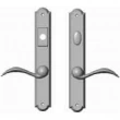 Rocky Mountain Hardware<br />E743/E742 - 1 3/4" x 11" Arched Multi-Point Entry Set Escutcheon, American Cylinder - Entry, Lever Low
