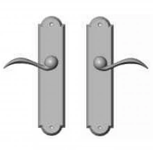 Rocky Mountain Hardware<br />E751/E751 - 2 1/2" x 11" Arched Multi-Point Entry Set Escutcheon, Profile Cylinder - Full Dummy, Lever High