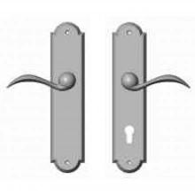 Rocky Mountain Hardware<br />E751/E754 - 2 1/2" x 11" Arched Multi-Point Entry Set Escutcheon, Profile Cylinder - Patio, Lever High
