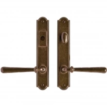 Rocky Mountain Hardware<br />E775/E777 - 1 3/4" x 10" Arched Multi-Point Entry Set Escutcheon, American Cylinder - Entry, Lever Low