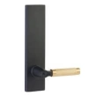 Emtek<br />5302 Select Brass - Modern Rectangular Single Point Lock