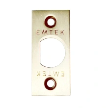 Emtek - 83230 - Faceplate and Screws for Standard or 28 Degree Rotational Latches, Passage/Privacy, Square Corners