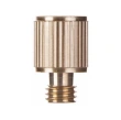Emtek<br />97277 - Straight Knurled Tips for 4-1/2" x 4-1/2" or 5" x 5" Heavy Duty Plain or Ball Bearing Hinges