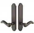 Emtek<br />1324 - Arched Plates 2" X 10" - Non-Keyed Fixed Handle Outside, Operating Handle Inside #3