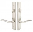 Emtek<br />13A4-SS - Modern Plates 1.5" x 11" - Non-Keyed Fixed Handle Outside, Operating Handle Inside #3 Stainless Steel