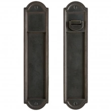 Rocky Mountain Hardware<br />PDL-FP025 - Patio Pocket Door Lock Set - 2-1/2" x 11" Ellis Flush Pulls