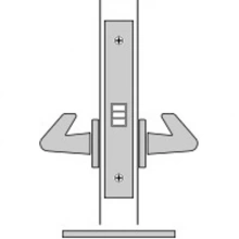 FSB Door Hardware  - SML 7125 - C. Passage Mortise Lock, Non-Locking