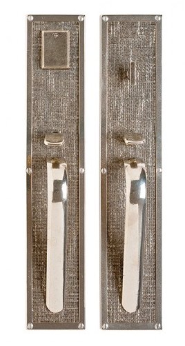 3 1/2" x 18" Designer Textures Bronze Escutcheons Entry Sets