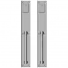 Rocky Mountain Hardware<br />G225/G225 Grips both sides - Pull/Pull Double Cylinder Dead Bolt - 2-1/4" x 17" Metro Escutcheons