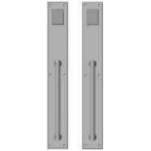 Rocky Mountain Hardware<br />G242/G242 Grips both sides - Pull/Pull Double Cylinder Dead Bolt - 2-3/4" x 20" Metro Escutcheons