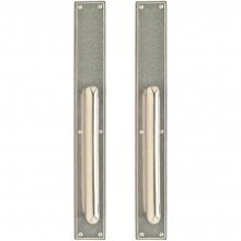 Rocky Mountain Hardware - G304/G304 Grips both sides - Pull/Pull Dummy - 2-3/4" x 20" Stepped Escutcheons