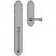 Rocky Mountain Hardware<br />G30631/E30606 - Full Dummy Set - 3" x 19" Exterior with 2-1/2" x 9" Interior Corbel Arched Escutcheons