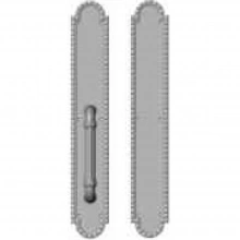 Rocky Mountain Hardware<br />G30631/G30631 Grip one side - Push/Pull Dummy - 3" x 19" Corbel Arched Escutcheons